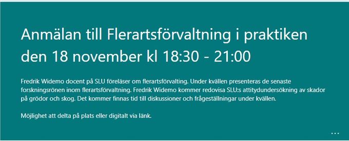 Delar av programmet var inplanerat på samrådsmöte i Olofström Äsko/Kronsko 50301 före Pandemin. Nu går inbjudan där alla Blekinges Jägare, Markägare och övriga intresserade kan anmäla sig.